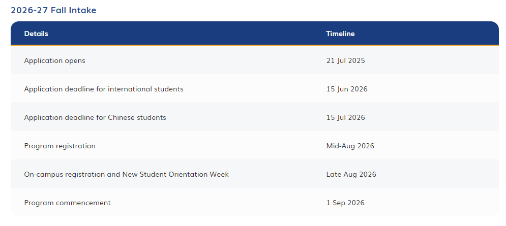 香港科技大学申请时间