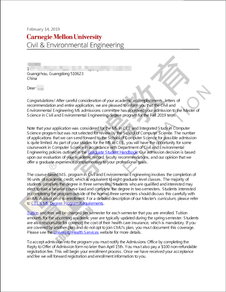 成功案例 | 向往全美前25名校，景鸿帮您实现！