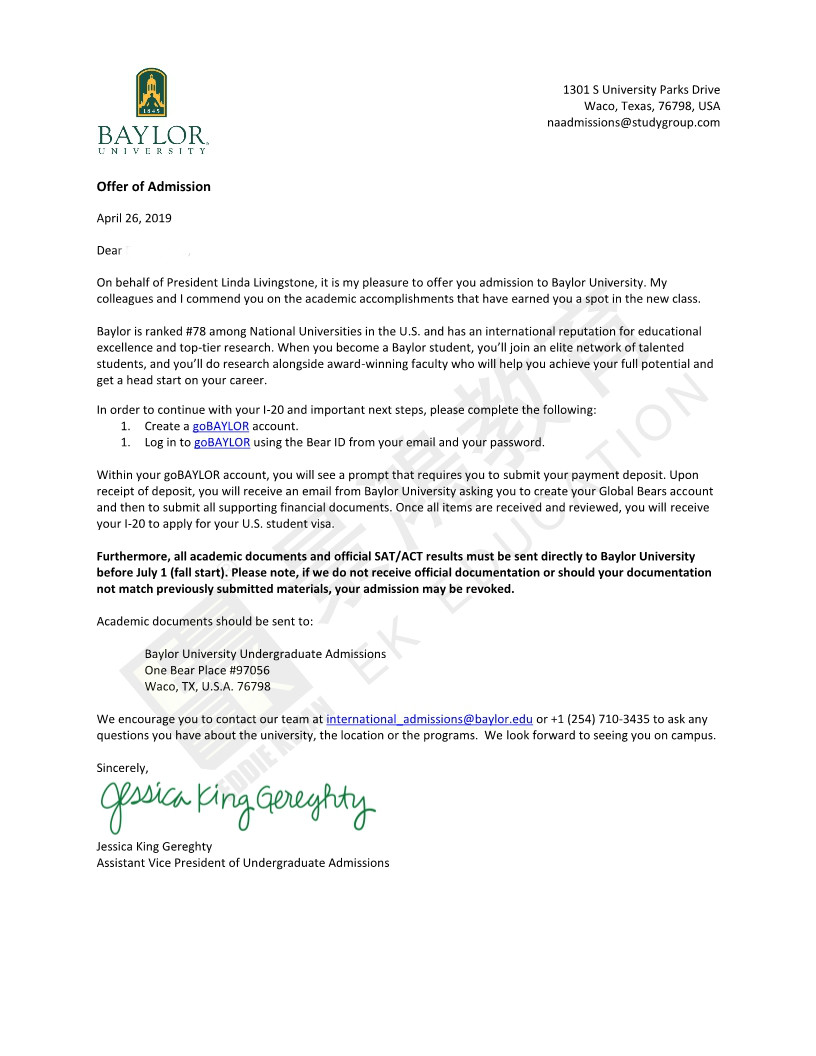 入读美国名校！景鸿助您飞跃留学人生！