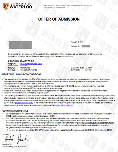 景鸿公司加拿大留学案例分析