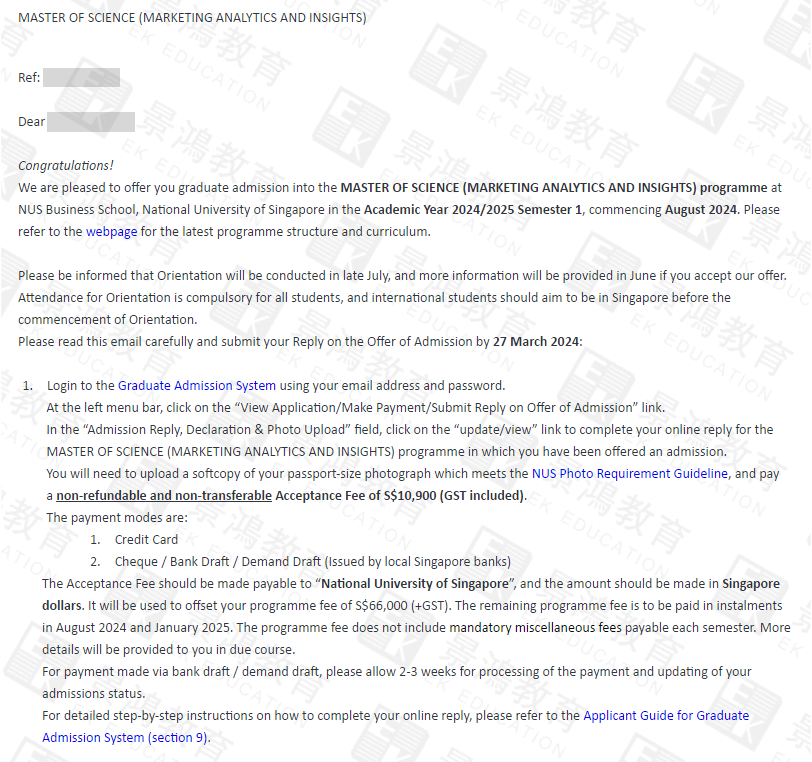 新加坡留学案例