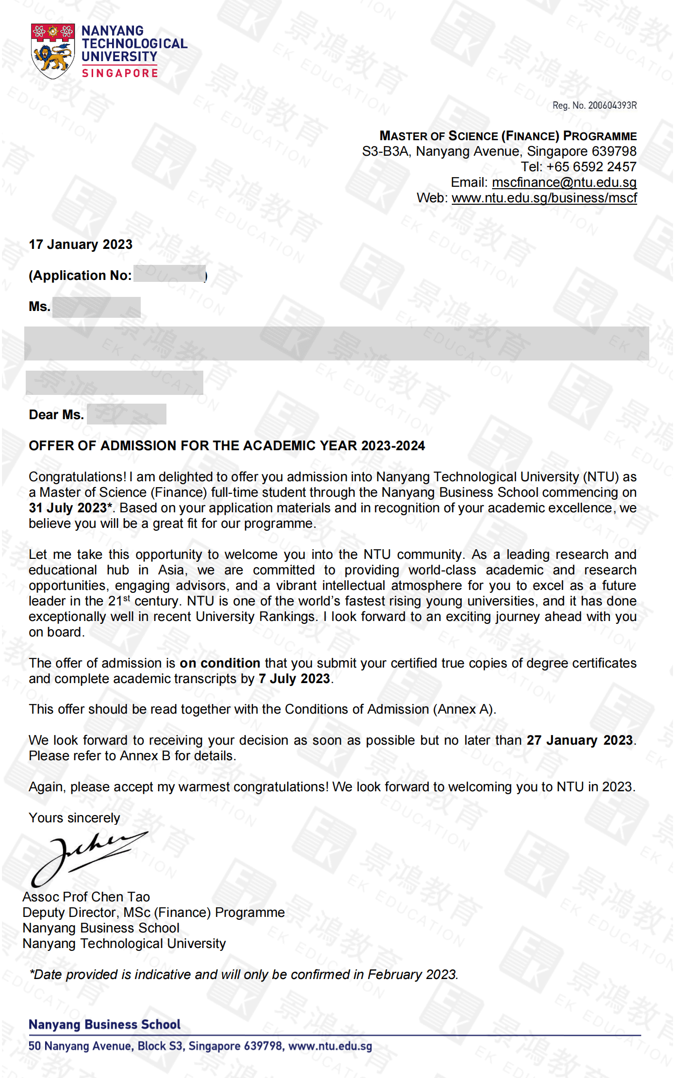 如何成功申请新加坡留学