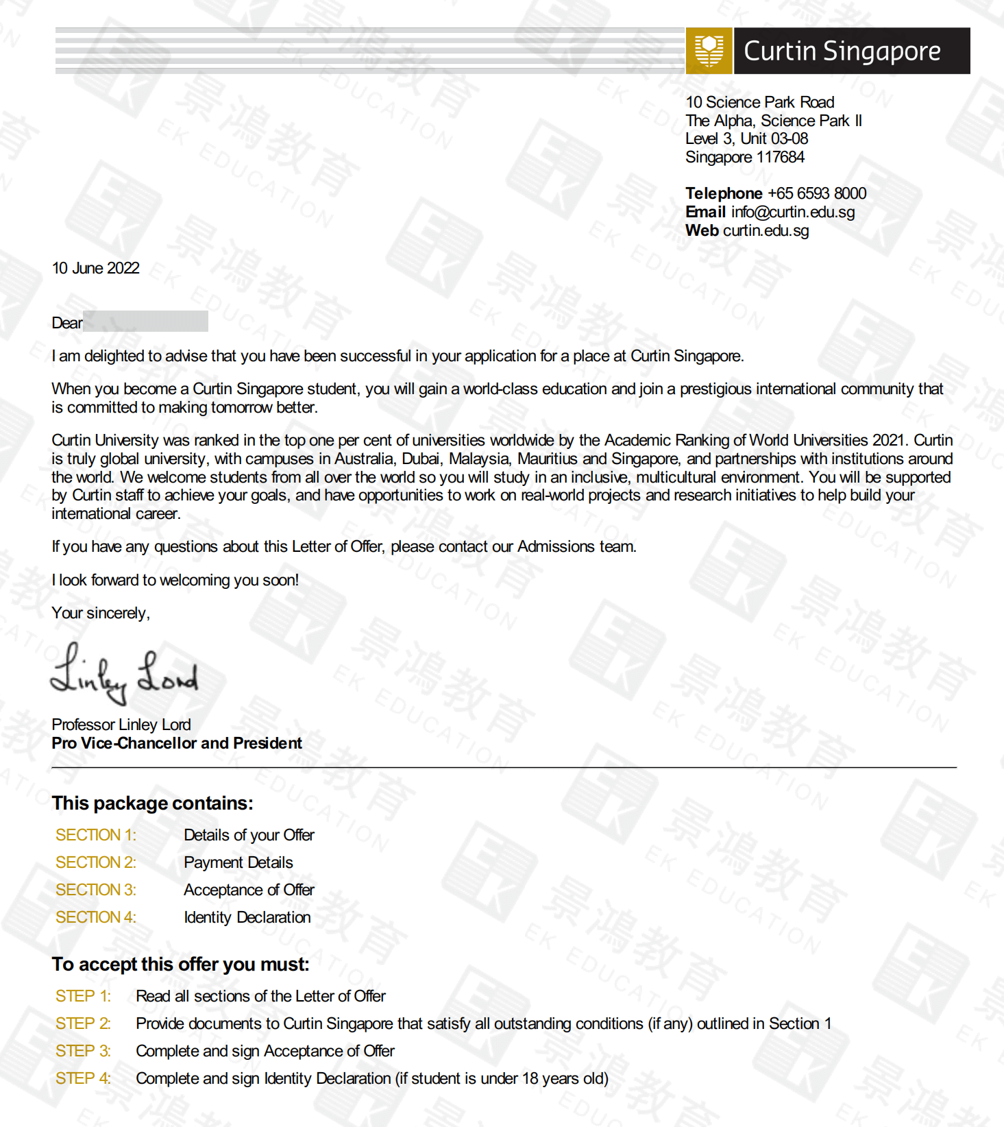 最新新加坡留学案例